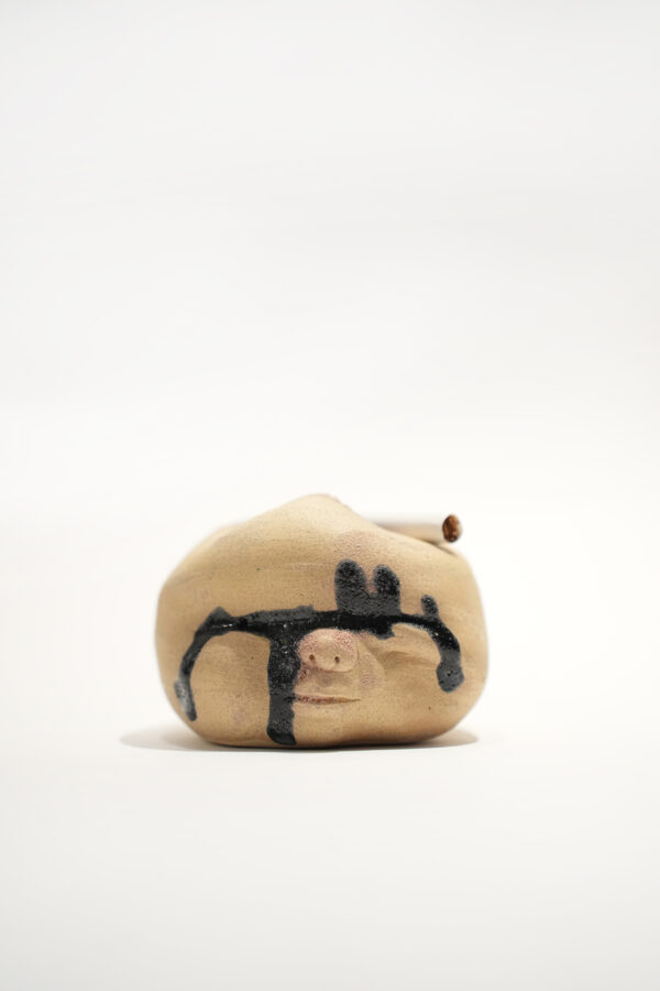 Squished Baby Ceramic Ashtray