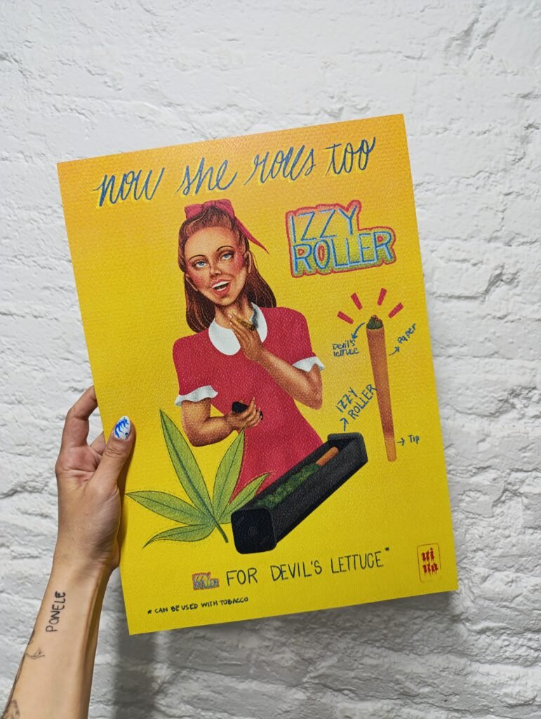 She Rolls too Digital Illustration Print