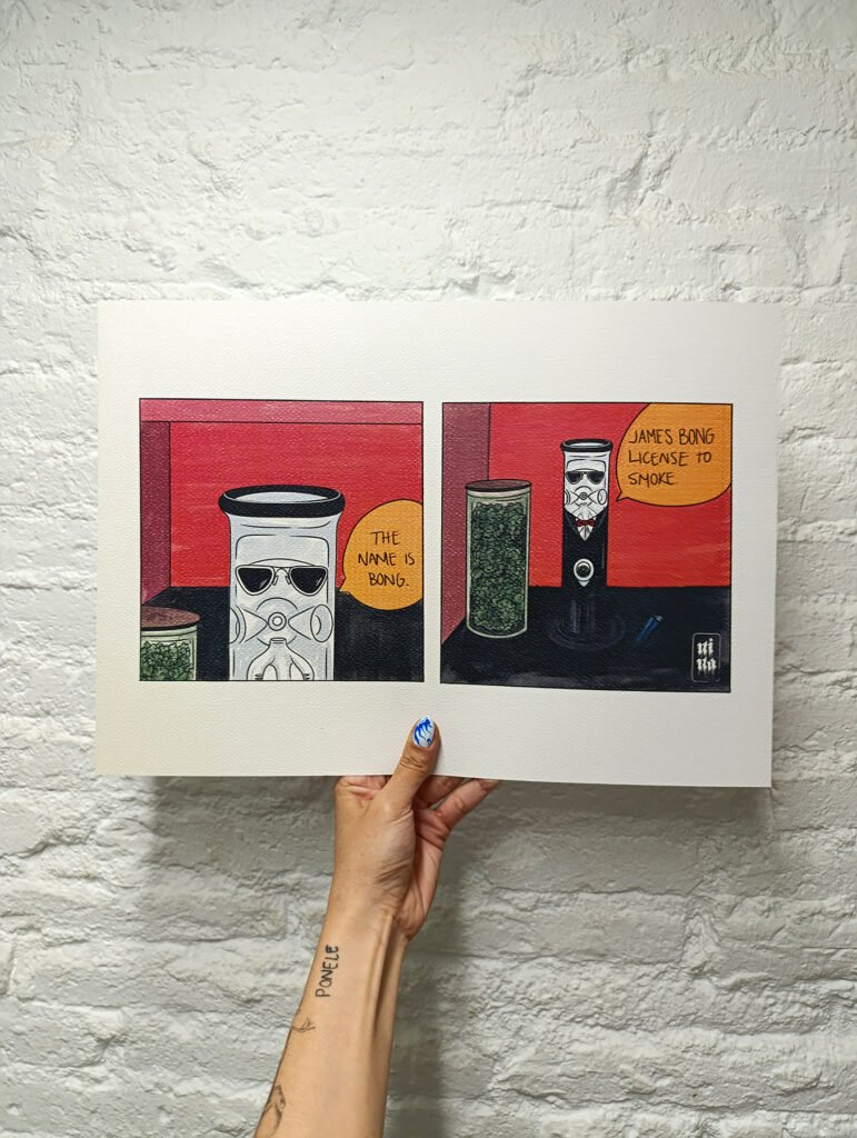 James Bong Digital Illustration Print