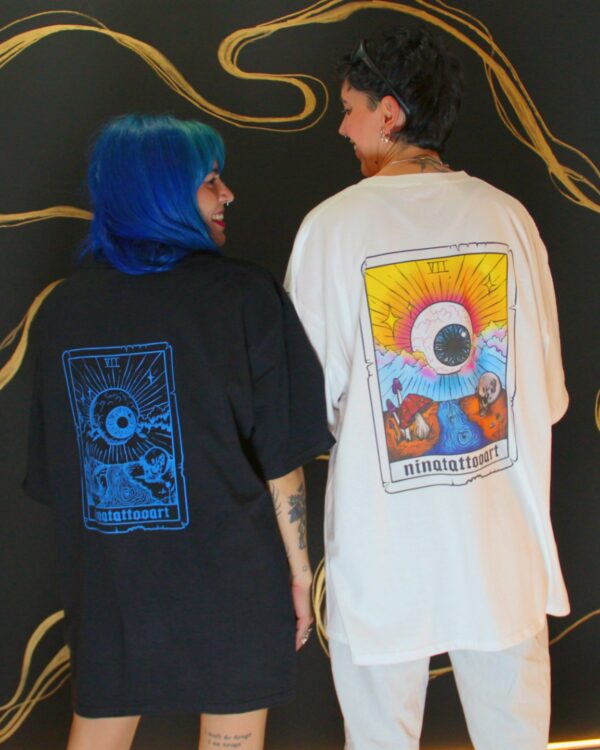 Evil Eye Tarot Full Color Print XXXL T-shirt - Imagen 6