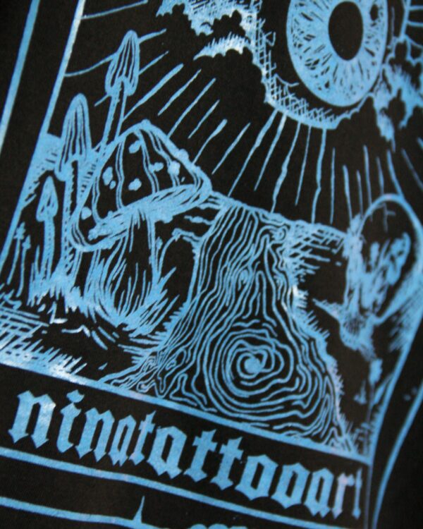 Evil Eye Tarot Serigraphy Print XXXL T-shirt - Imagen 3