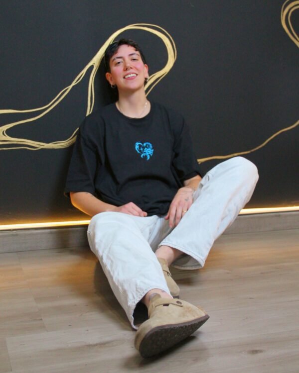 Scorpio Love Embroidery XXXL T-shirt